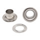 6.5mm Iron Eyelets Grommets with Aluminium Washers (Pack of 50)